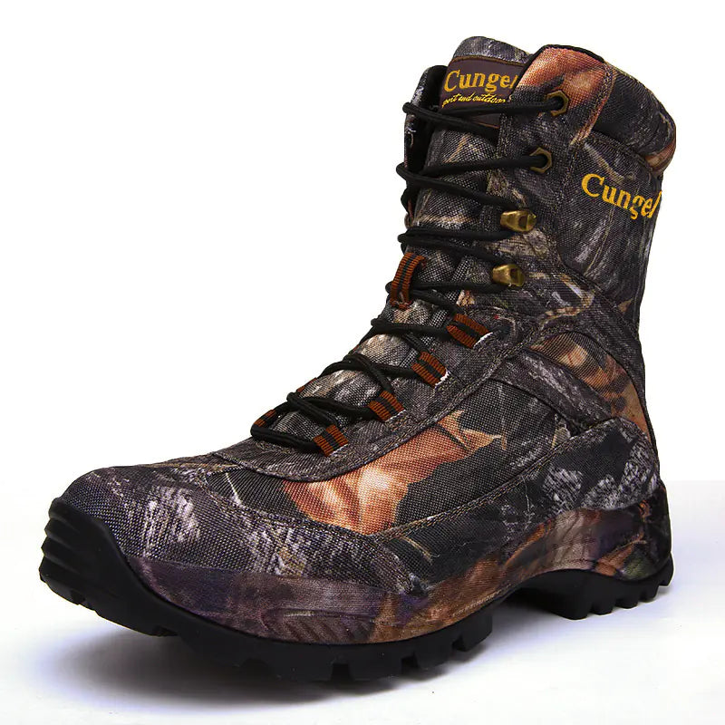 Men's Off-road Hiking Boots - Durable Camouflage Outdoor Tactical Boots