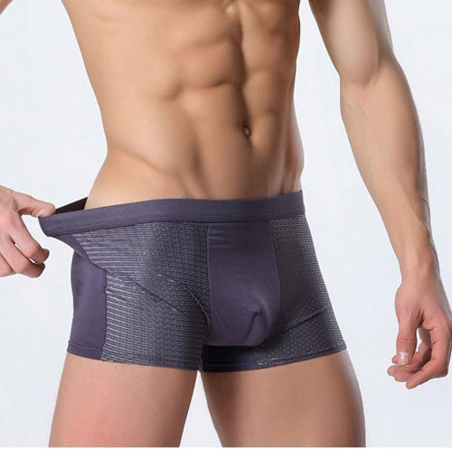 Summer Men's Underpants Mesh Toe Mid-Waist Men's Boxer Shorts