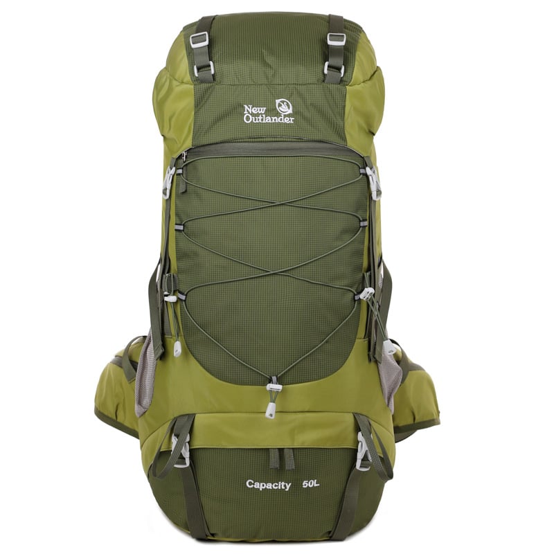 50L Large Capacity Nylon Hiking Backpack