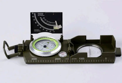 Compass and Inclination Meter with Degree Scale - Slope Compass with Luminous Dial | Zinc Alloy