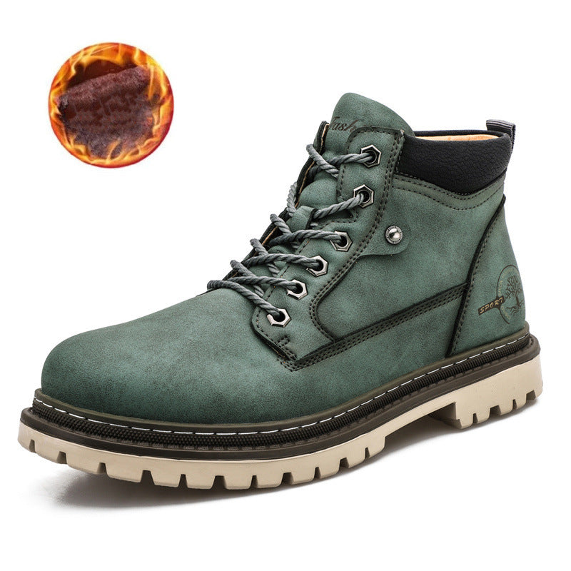 2021 New Men's High-Top Martin Boots for Autumn/Winter