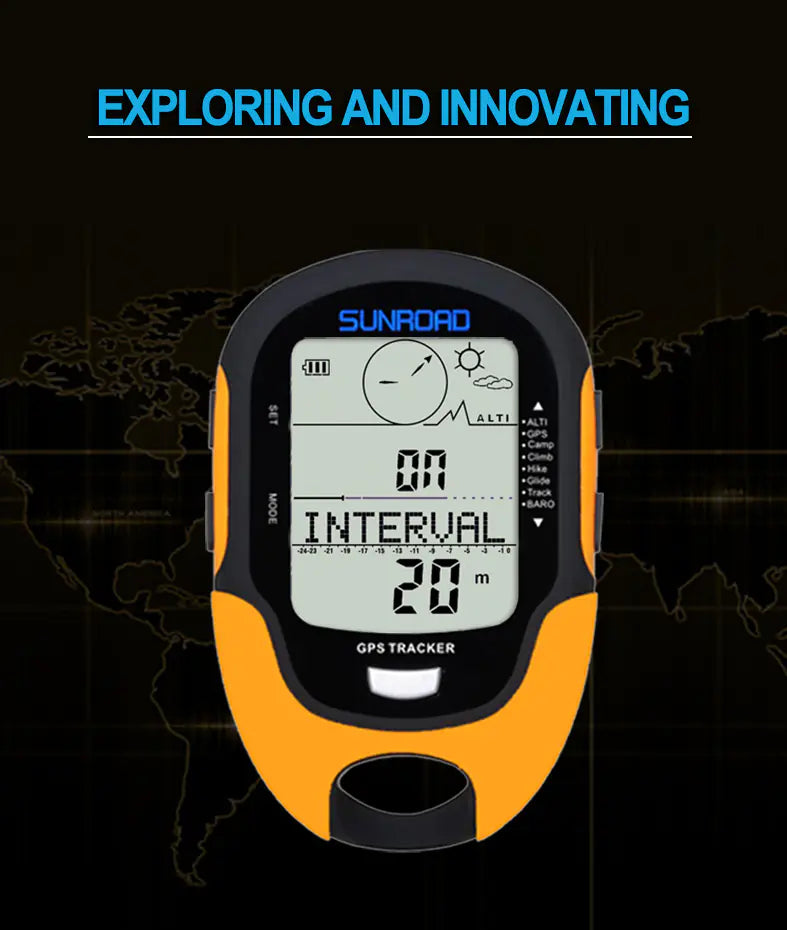 SUNROAD Handheld GPS Outdoor Altimeter and Compass