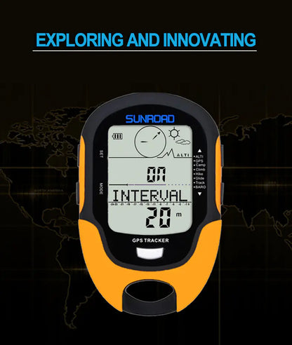 SUNROAD Handheld GPS Outdoor Altimeter and Compass