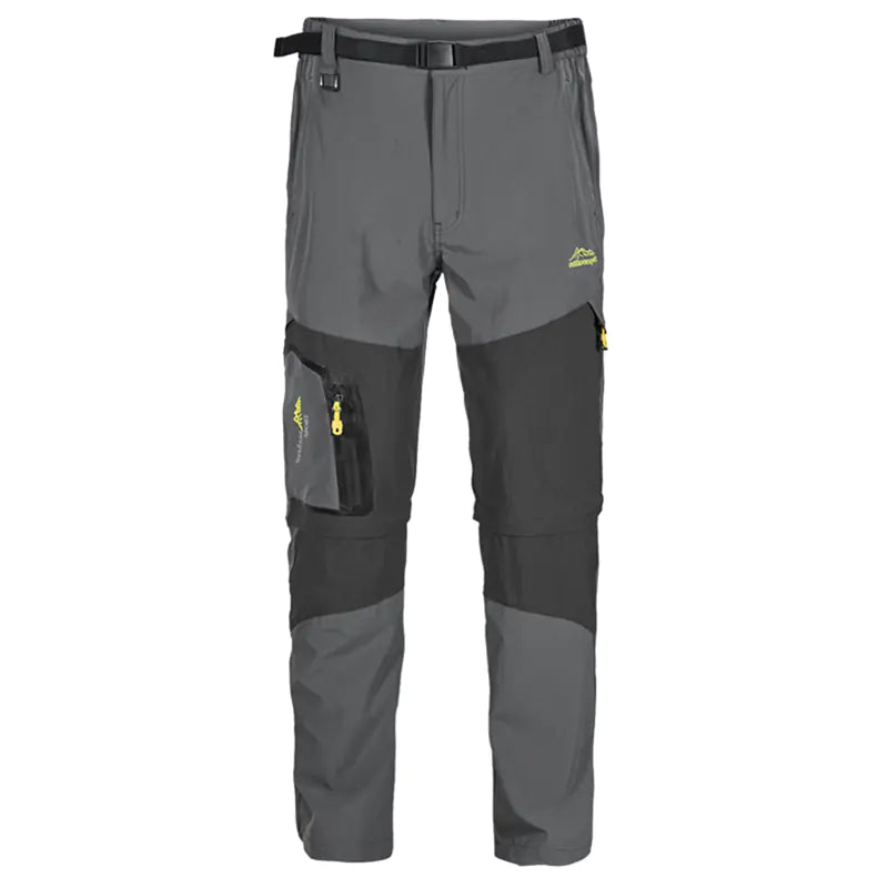 Quick-Drying Detachable Men's Hiking Pants - Convertible Zip-Off Shorts