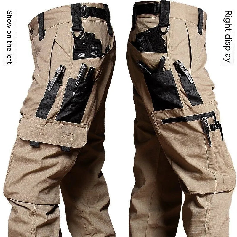 Men's Waterproof Tactical Cargo Pants - Multi-Pocket Outdoor Work Pants