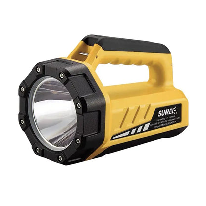 High-Power Rechargeable Spotlight Flashlight - 750m Range Emergency Rescue Torch