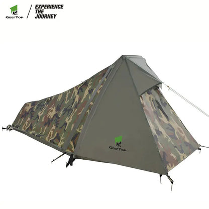 New Waterproof Pyramid Tent for Outdoor Camping - Single Person Lightweight Shelter