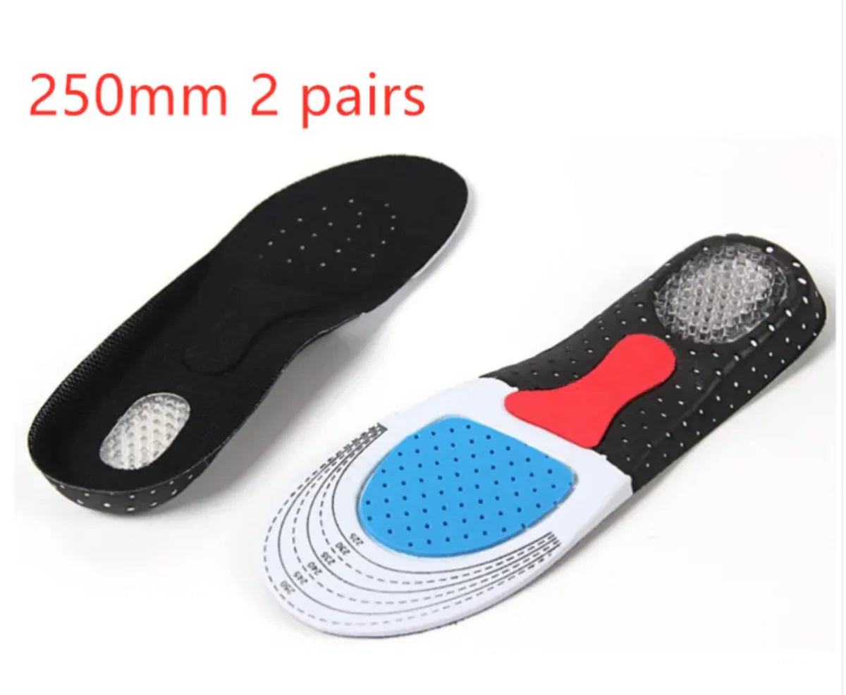 Shock-Absorbing EVA Insoles - Breathable Cushioned Shoe Inserts for Comfort & Support