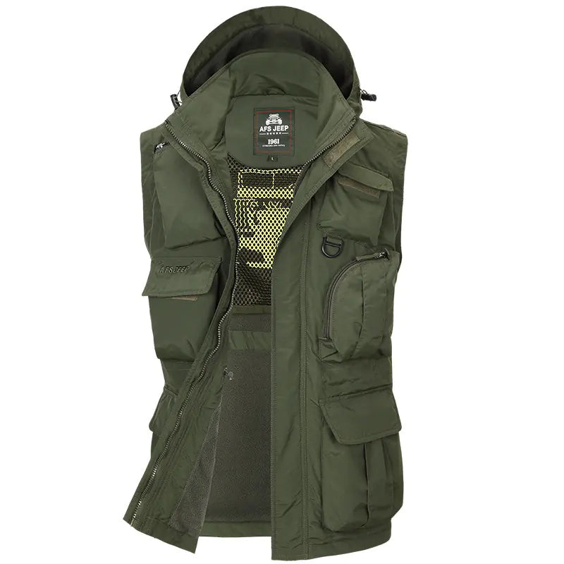 Men's Tactical Jacket with Removable Sleeves (Fall/Winter)