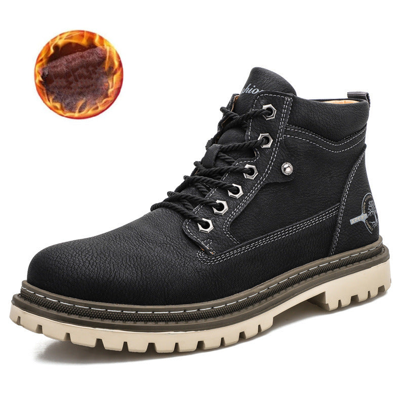 2021 New Men's High-Top Martin Boots for Autumn/Winter