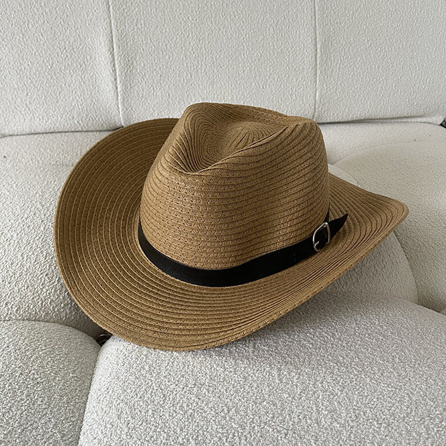 Western Cowboy Summer Woven Cool Hat