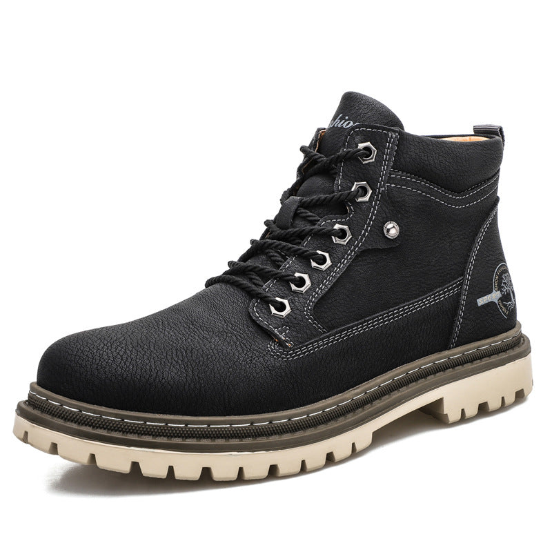 2021 New Men's High-Top Martin Boots for Autumn/Winter