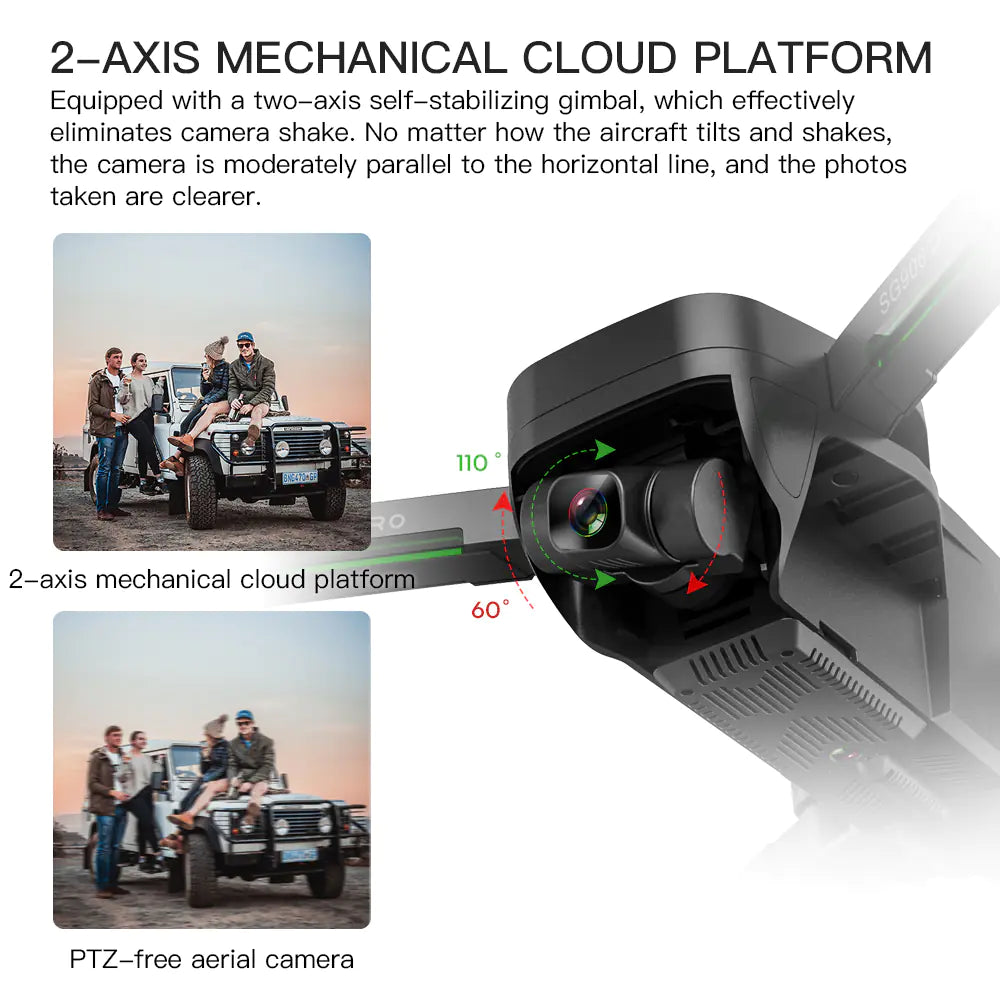 SG906 PRO Foldable GPS Drone with 4K Gimbal Camera - Beast 3 | Outdoor Electronics