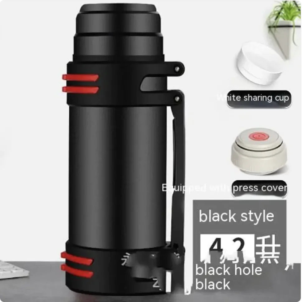 Large-Capacity 304 Stainless Steel Insulated Thermos