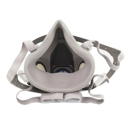 6200 Gas Mask 7-Piece Set for Industrial Protection - Half Face Respirator with Filters
