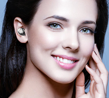 F9 Bluetooth Headphones with Touch Control and Battery Display