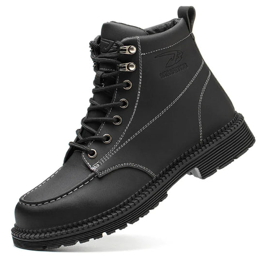 Steel Toe Anti-Smash & Puncture-Resistant Safety Shoes - Men's Work Footwear