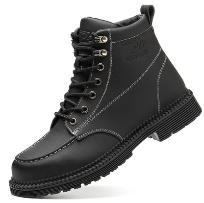 Steel Toe Anti-Smash & Puncture-Resistant Safety Shoes - Men's Work Footwear