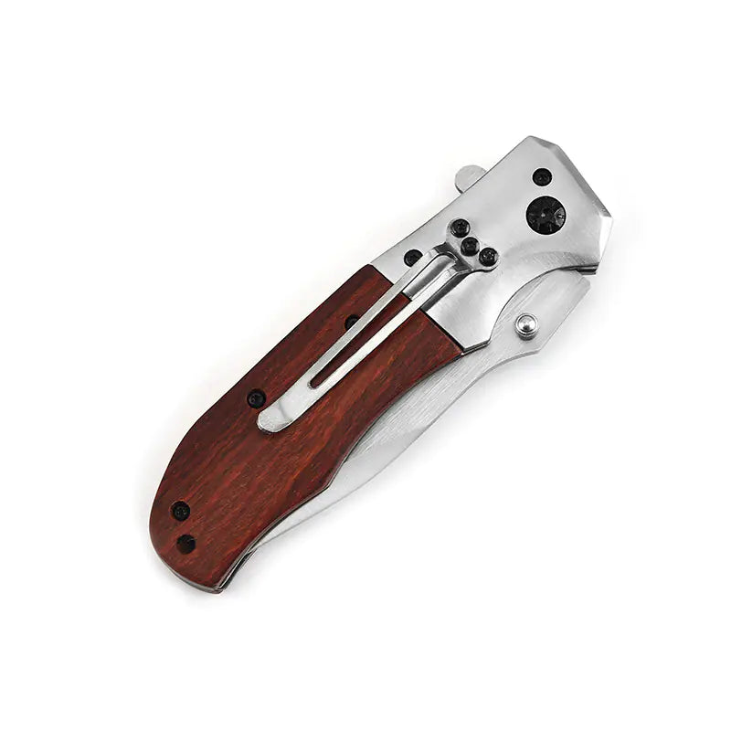 Swiss Army Multi-Tool Folding Knife - Outdoor Camping Tool with Window Hammer & Rope Cutter