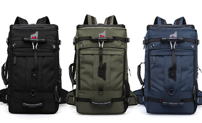 50L Oxford Fabric Hiking Backpack - Large Capacity Travel Pack with Durable Construction | Outdoor Adventure