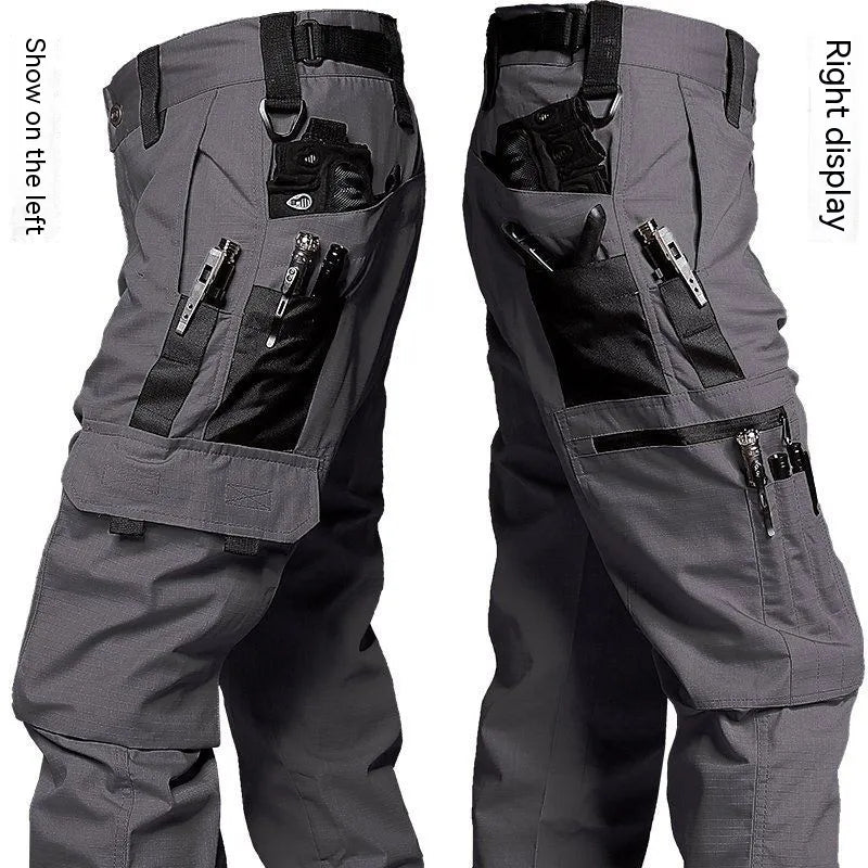 Men's Waterproof Tactical Cargo Pants - Multi-Pocket Outdoor Work Pants