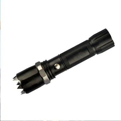 High-Intensity LED Flashlight with Zoom Function - Rechargeable Outdoor Light