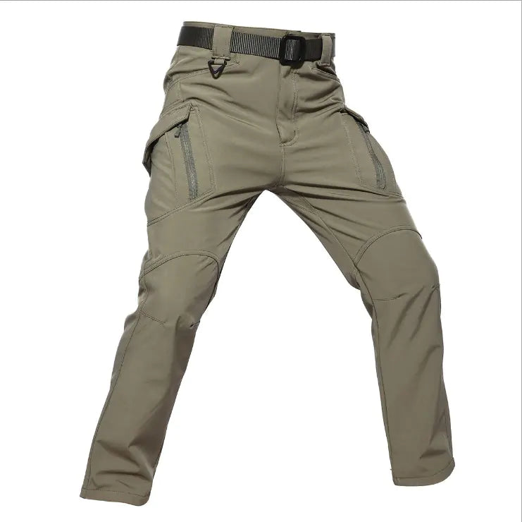 Men's Tactical Outdoor Assault Pants - Shark Skin Soft Shell Cargo Pants | Military Style