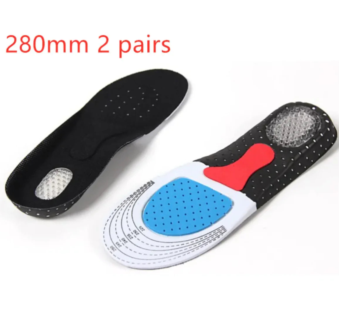 Shock-Absorbing EVA Insoles - Breathable Cushioned Shoe Inserts for Comfort & Support