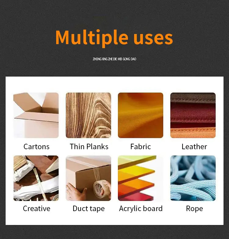 Heavy Duty All-Steel OUDISI Utility Knife for Electricians - SK5 Blade Aluminum Alloy Handle