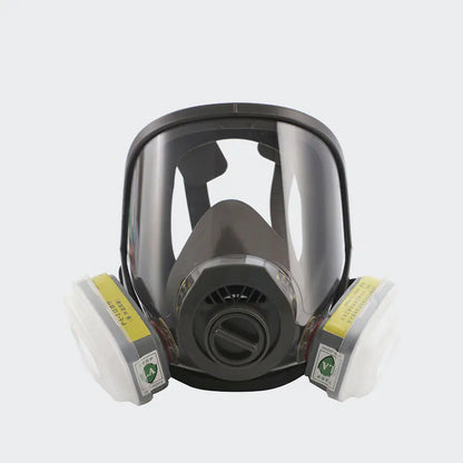 PM2.5 Protective Gas Mask for Air Quality Safety - Full Face Respirator with Polycarbonate Window