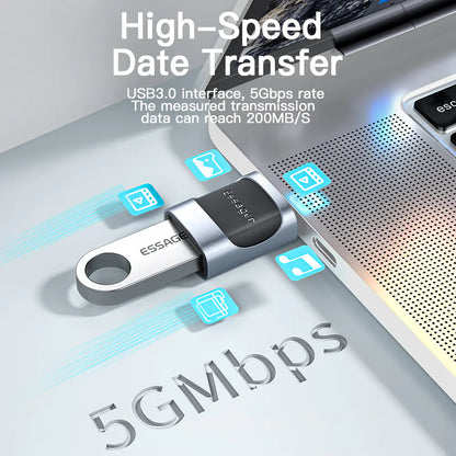 USB Type-C OTG Adapter - High-Speed 3.0 Data Transfer