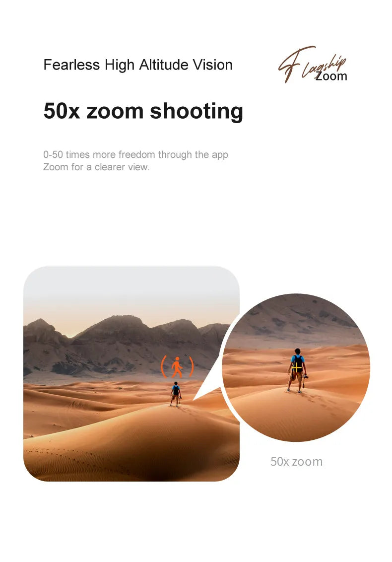 UAV Three Camera HD Drone - Optical Flow Positioning with Obstacle Avoidance | Orange & Black