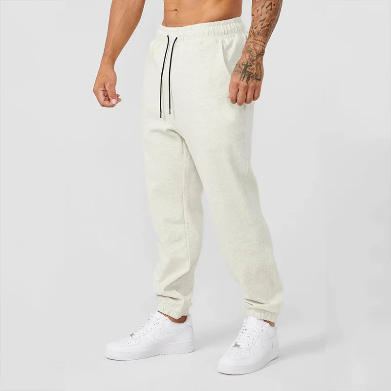Men's Track Sweatpants - Athletic Joggers with Side Stripe