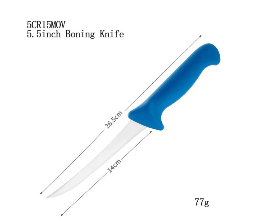 7-Piece Butcher's Knife Set — 5Cr15MoV Steel | Canvas Roll Bag Included