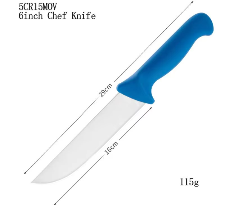 7-Piece Butcher's Knife Set — 5Cr15MoV Steel | Canvas Roll Bag Included