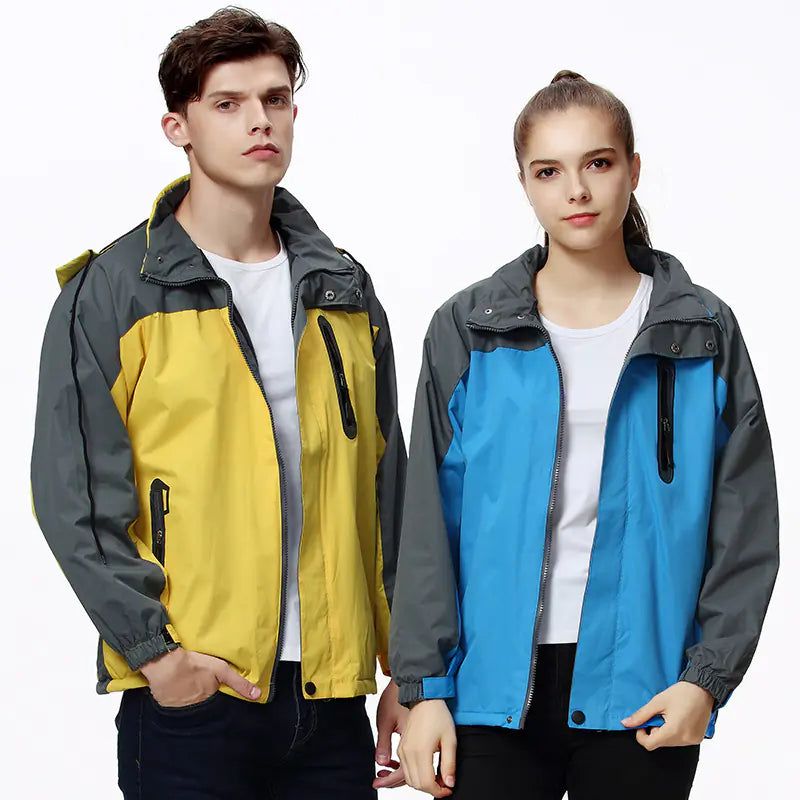 Couples' Climbing and Ski Jackets - Hooded Winter Mountain Jacket | Unisex Outdoor Coat