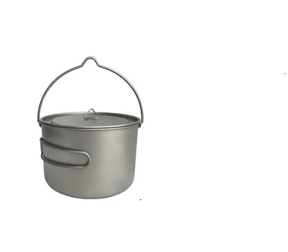 Folding Thickened Camping Pot with Two Handles