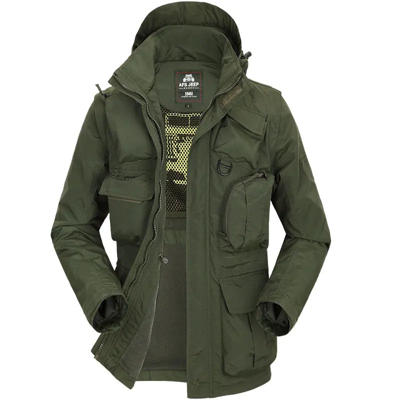 Men's Tactical Jacket with Removable Sleeves (Fall/Winter)
