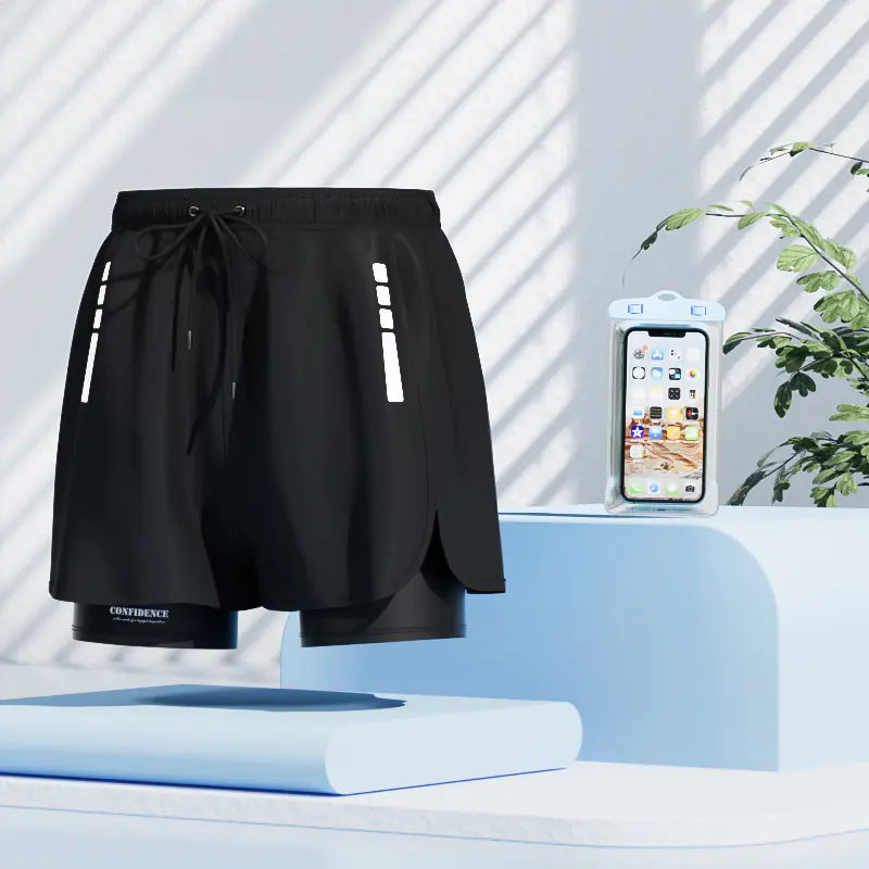 Men's Quick-Dry Swim Trunks - Beach Shorts for Swimming & Spa