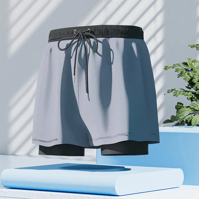 Men's Quick-Dry Swim Trunks - Beach Shorts for Swimming & Spa