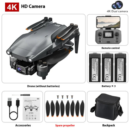 L600 PRO MAX Drone - 4K HD Camera with GPS Smart Return & Laser Obstacle Avoidance | Aerial Photography