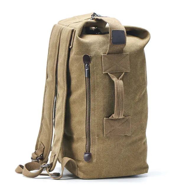 Waterproof Canvas Hiking Backpack - High Capacity Travel Pack in 2 Sizes | Outdoor Adventure Rucksack