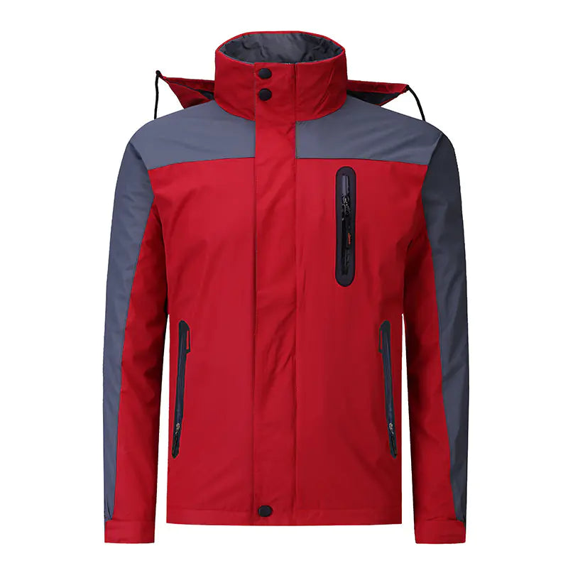 Couples' Climbing and Ski Jackets - Hooded Winter Mountain Jacket | Unisex Outdoor Coat