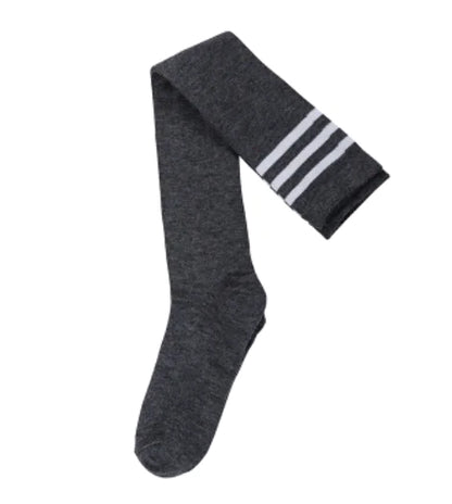 Striped Over-the-Knee Socks for Women - College Style Knee-High Fashion Socks