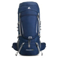 60L Water-Repellent Hiking Backpack with Rain Cover - Large Capacity Outdoor Pack for Adventures