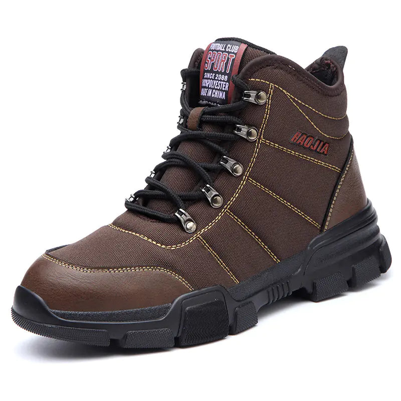 SUADEEX Steel Toe Safety Shoes - Protective Work Footwear for Men