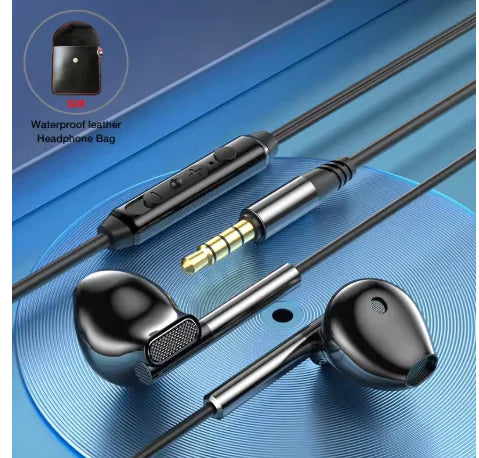 Wired Sports Earphones - Lightweight In-Ear Headphones for Running & Gym | Secure Fit