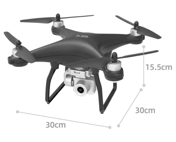 X35 4K Drone with Gimbal - 30-Min Flight Time & 1000m Range | Professional Drone