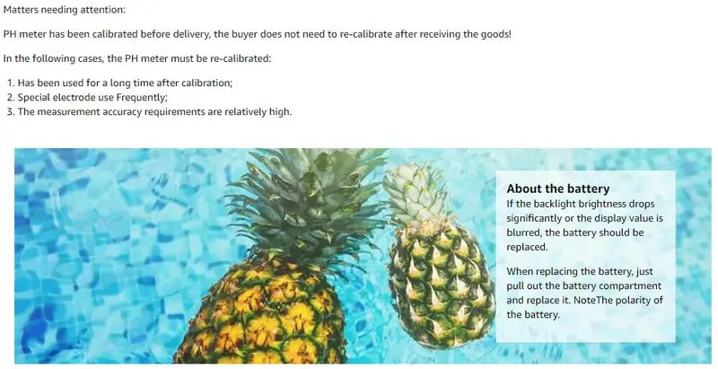 GOXAWEE PH Tester Pen for Precise Water Measurement - Digital pH Meter 0-14 Range