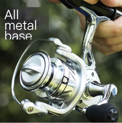 All-Metal Fishing Reel - Professional Spinning Reel for Sea Fishing & Casting
